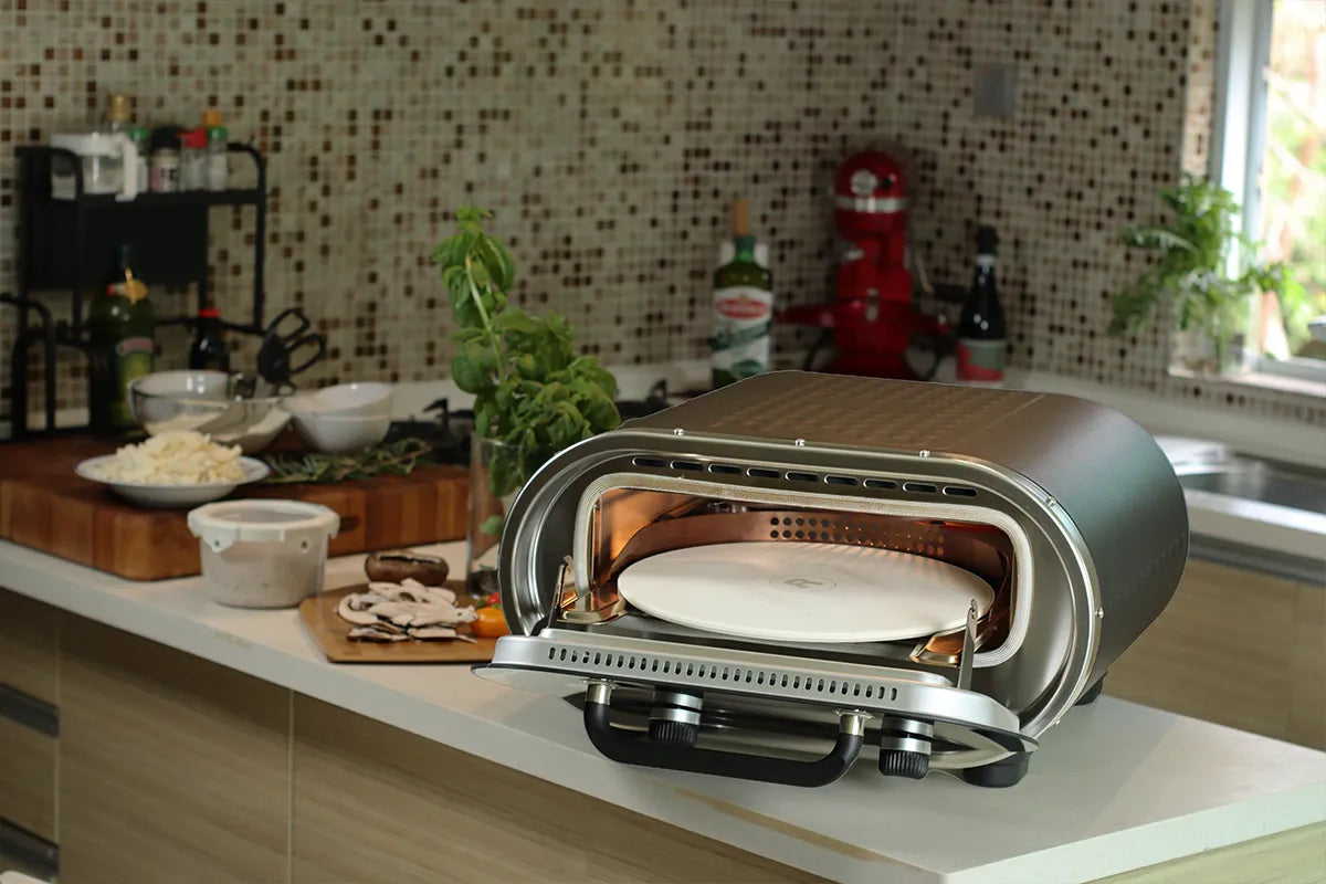 Evolve Pizza Oven in a Kitchen