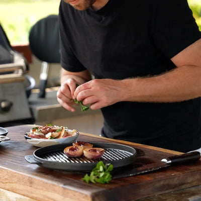 Revolve Cast-Iron Griddle Pan